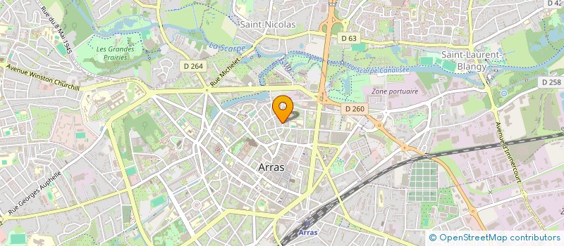 localisation de l'entreprise ASS DIAMBARS FRANCE à ARRAS
