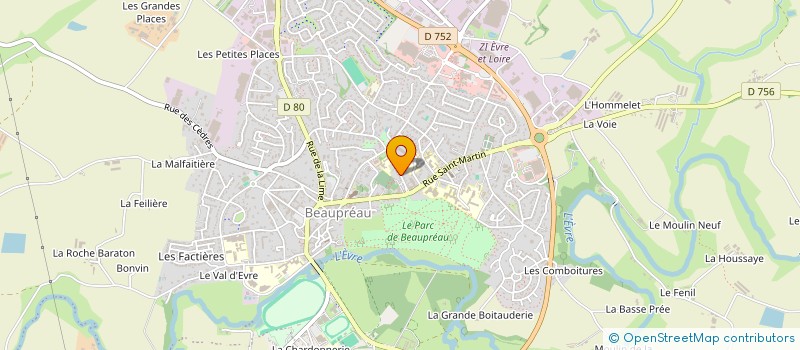 localisation de l'entreprise ASS DIFFUS MARIALE ST JOSEPH à BEAUPREAU-EN-MAUGES