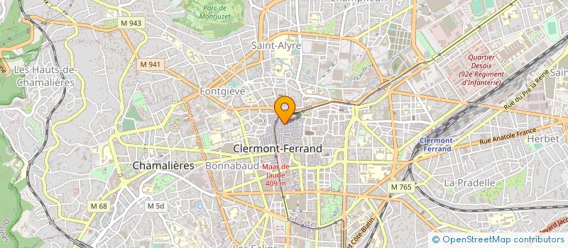 localisation de l'entreprise ASS DIFFUSION INFORMATION DE LA CULTURE  CLERMONT-FERRAND