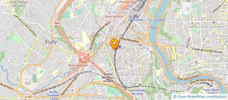 localisation de l'entreprise ASS DIFFUSION INSTRUM PERCUSSION CLAVIER à LYON