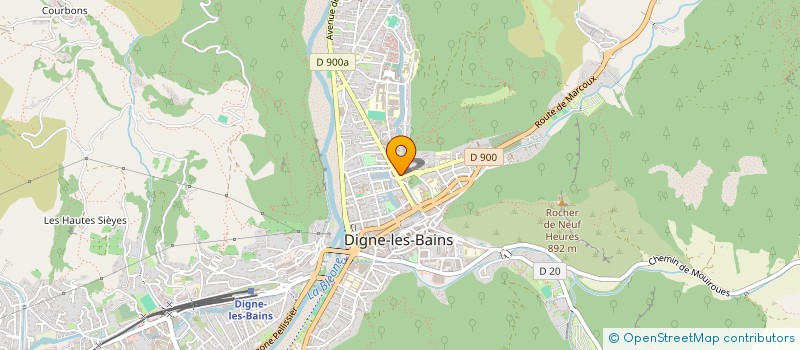 localisation de l'entreprise ASS DIGNOISE D INSERTION PAR LE TRAVAIL à DIGNE-LES-BAINS