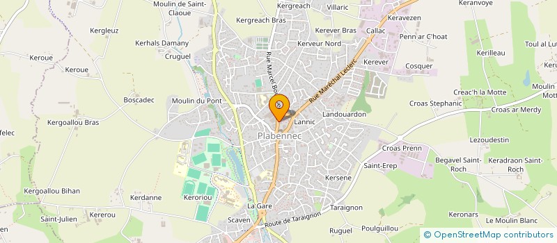 localisation de l'entreprise ASS DIOCES DECTE PASTOR PLABENNEC à PLABENNEC