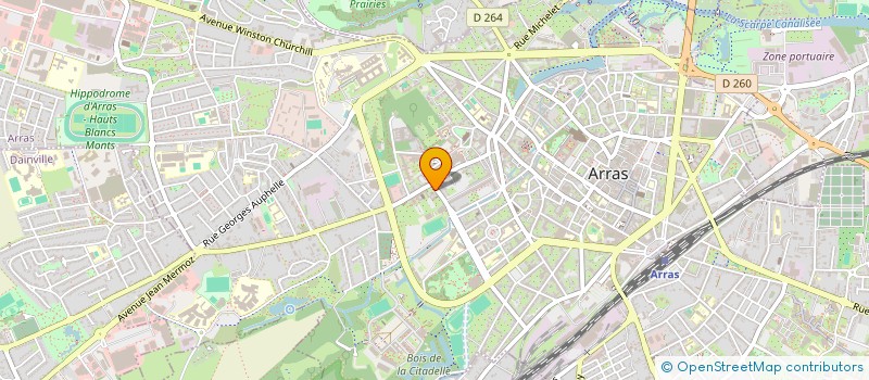 localisation de l'entreprise ASS DIOCESAI FORMA RECHE SCIEN à ARRAS