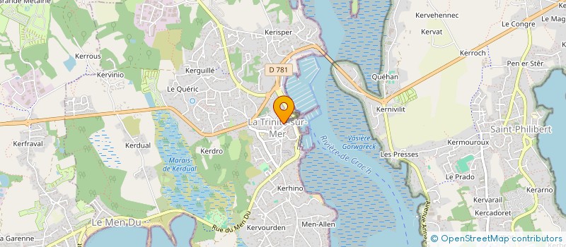 localisation de l'entreprise ASS  DIOCESAINE  LA TRINITE-SUR-MER