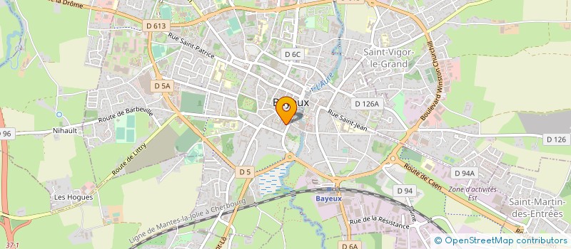 localisation de l'entreprise ASS DIOCESAINE DE BAYEUX à CAEN