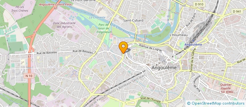 localisation de l'entreprise ASS DIOCESAINE DE ENSEIG RELIGIEUX à ANGOULEME