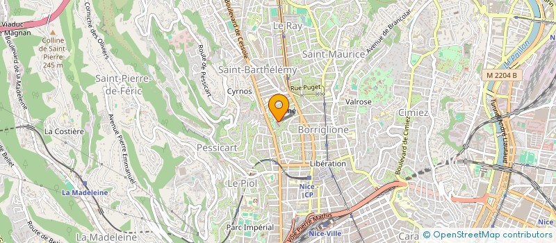 localisation de l'entreprise ASS DIOCESAINE DE L'ENS RELIGIEUX NICE à NICE