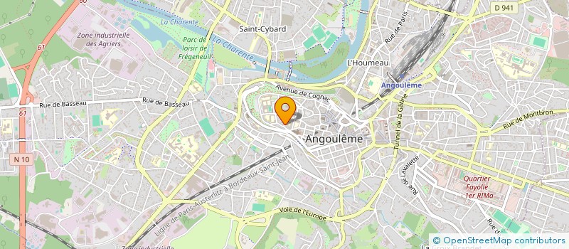 localisation de l'entreprise ASS DIOCESAINE DOYENNE ANGOUL CTRE VILLE à ANGOULEME