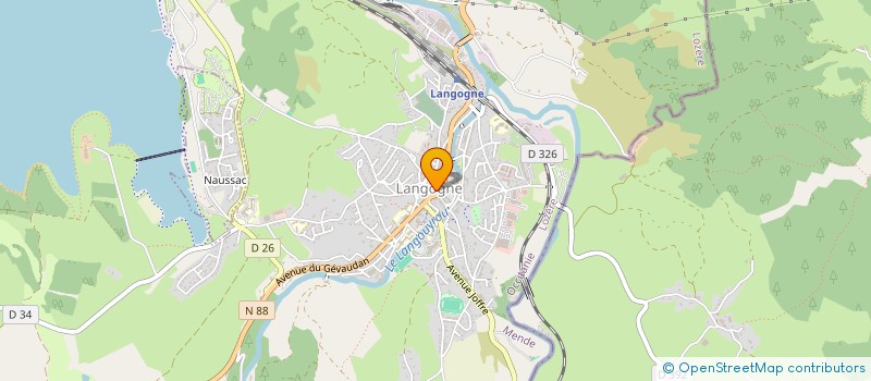 localisation de l'entreprise ASS DIOCESAINE PAROISSE DE LANGOGNE  LANGOGNE