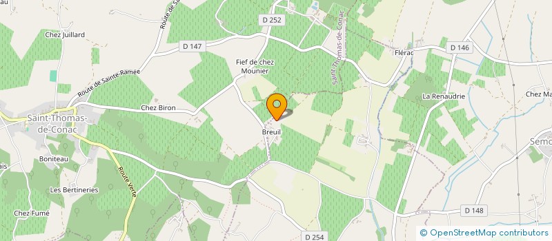 localisation de l'entreprise ASS  DIOCESAINE PAROISSE DE MIRAMBEAU  MIRAMBEAU