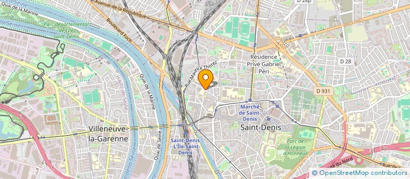 localisation de l'entreprise ASS DIONYS RECH ENSEIG CARDIOL à SAINT-DENIS
