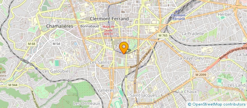 localisation de l'entreprise ASS DIPLOMES D E S GESTION PATRIMOINE  CLERMONT-FERRAND