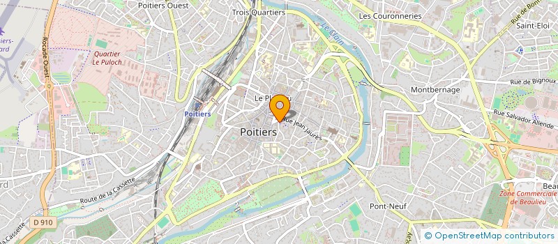 localisation de l'entreprise ASS DIPLOMES ECOLE SUP DE CO POITIERS à POITIERS
