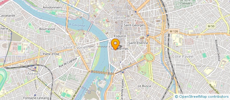 localisation de l'entreprise ASS DIPLOMES ECOLE SUPERIEURE COMMERCE à TOULOUSE