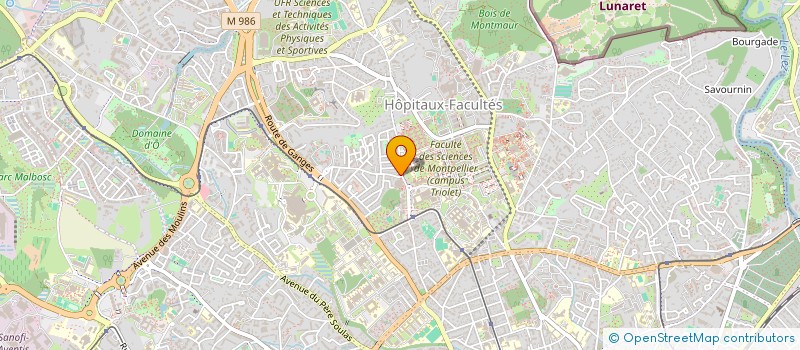 localisation de l'entreprise ASS.DIPLOMES SCIENCES INGENIEUR MONTP.  MONTPELLIER