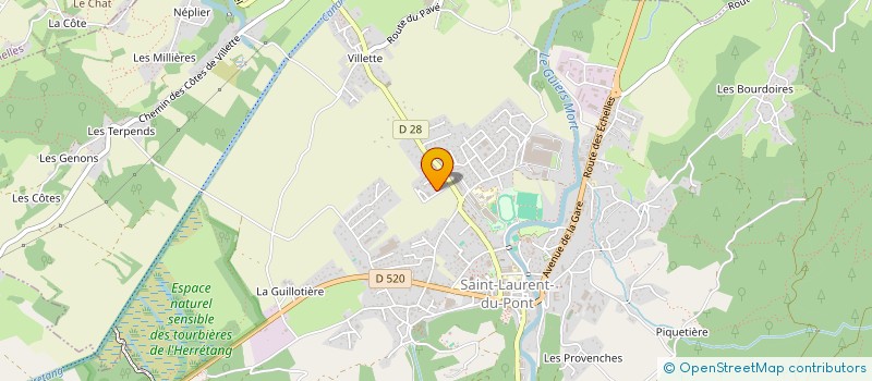 localisation de l'entreprise ASS DISCO MOBILE EPM SONORISATION à SAINT-LAURENT-DU-PONT