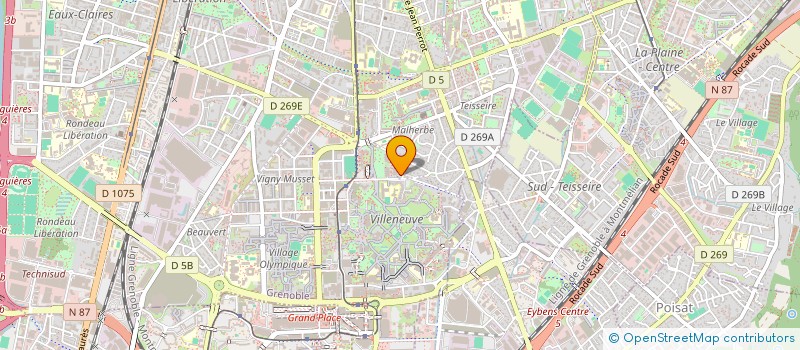 localisation de l'entreprise ASS DISPARITION ENFANTS ADULTES  GRENOBLE