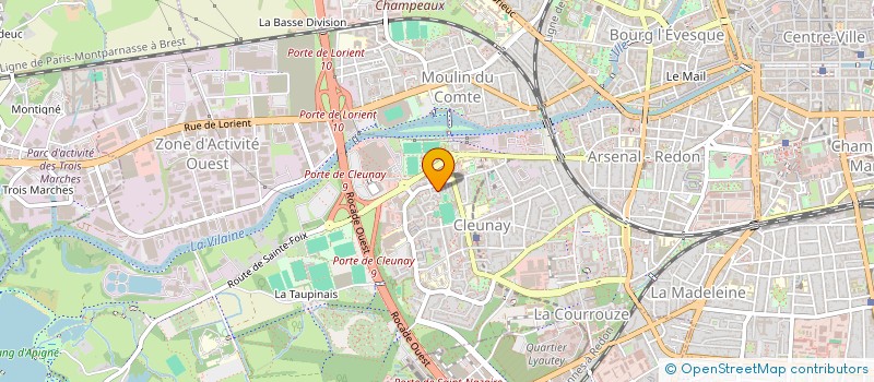 localisation de l'entreprise ASS DISQUES ET MUSIQUES  RENNES