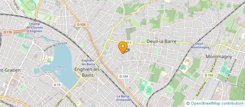 localisation de l'entreprise ASS DISTRICT ILE DE FRANCE OUEST LEO à MONTMORENCY