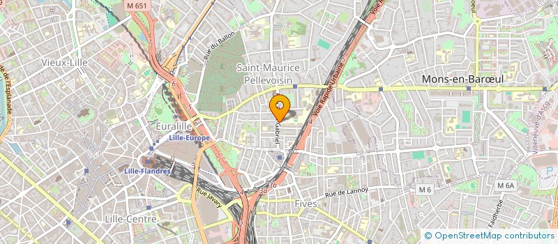 localisation de l'entreprise ASS DITE SOCIETE IMMOBILIER ECOLE OZANAM à LILLE