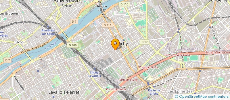 localisation de l'entreprise ASS DIVERSITE - ACTION & REUSSITE à CLICHY