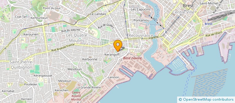 localisation de l'entreprise ASS DIWAN à BREST