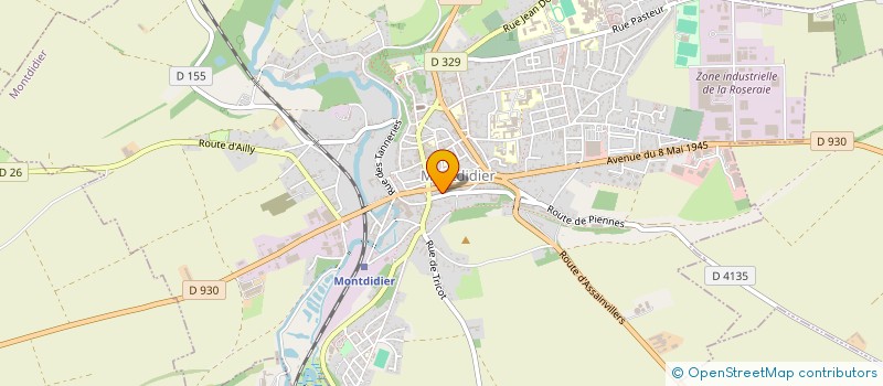 localisation de l'entreprise ASS DJ MIX à MONTDIDIER