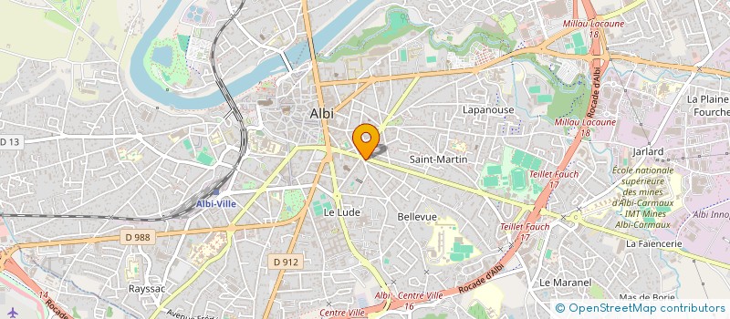 localisation de l'entreprise ASS DLE COMB PRIS GUER ALGER ....TARN à ALBI