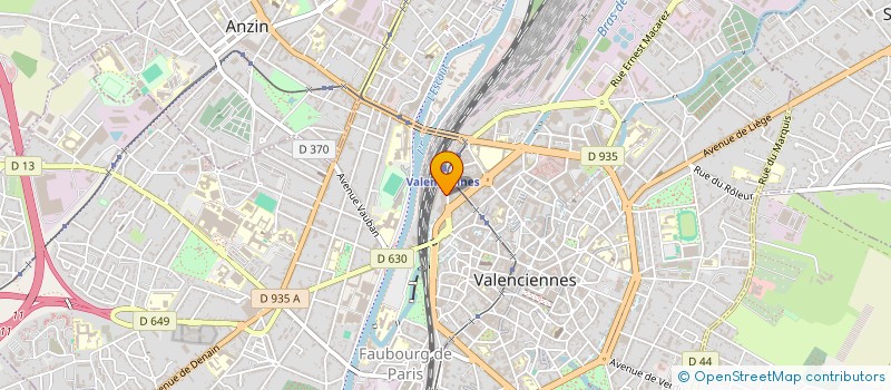 localisation de l'entreprise ASS DMPLF  VALENCIENNES