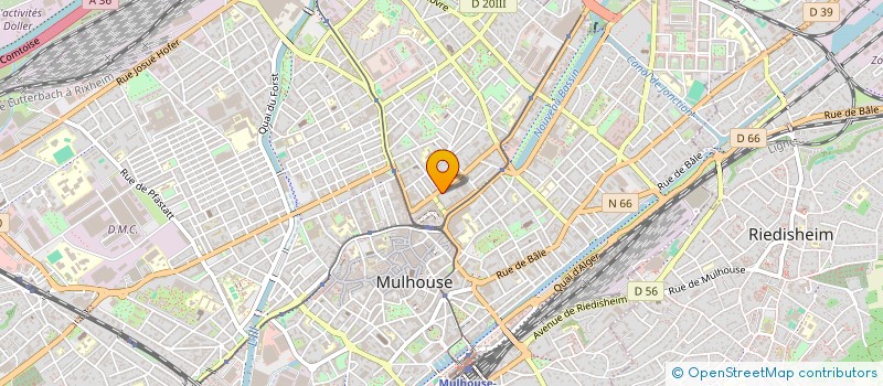 localisation de l'entreprise ASS DOCTEURS FRANCK F ET KLIPFELD D à MULHOUSE