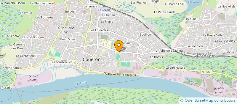 localisation de l'entreprise ASS DOCTEURS SENAND ET AUDRAIN à COUERON