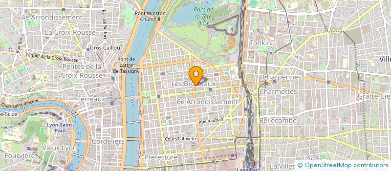 localisation de l'entreprise ASS DOCUMENTATION IMFORM DEFENSE CONSOM à LYON 6EME