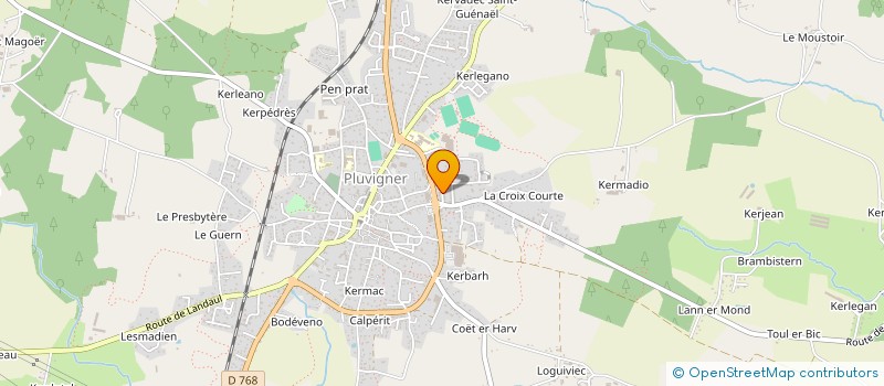 localisation de l'entreprise ASS DOJO PLEUIGNER à PLUVIGNER
