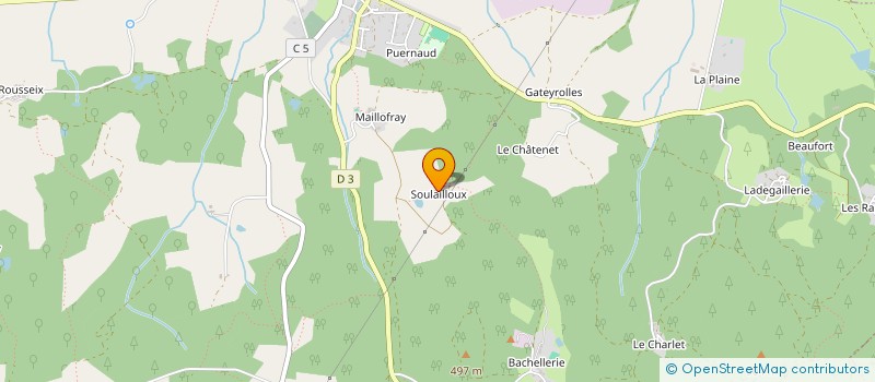 localisation de l'entreprise ASS DOMAINE DE SOULAYOU à BLOND