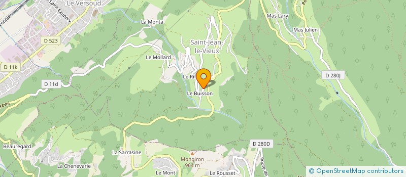 localisation de l'entreprise ASS DOMEN ENFANTS MONTAGNE  REVEL