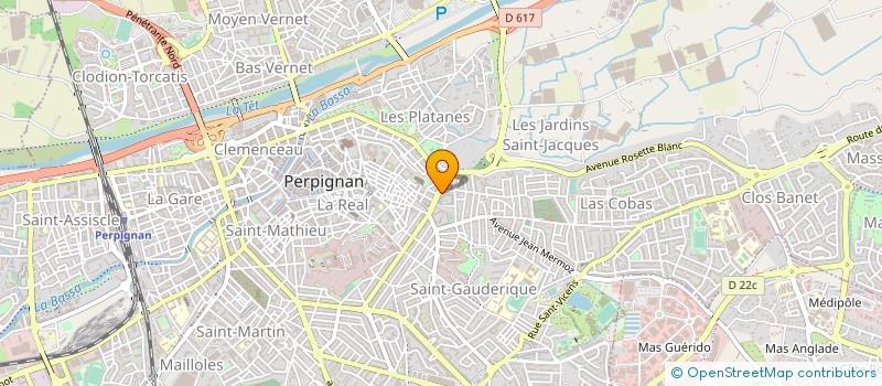 localisation de l'entreprise ASS DOMICILE ACTION 66 à PERPIGNAN