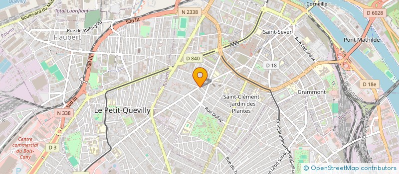 localisation de l'entreprise ASS DOMICILE ASSISTANCE à ROUEN