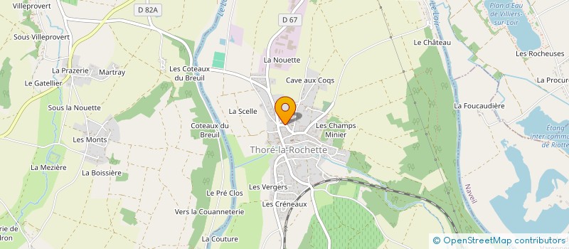 localisation de l'entreprise ASS DON DE SANG BENEVOL 41 SECT VENDOME  SAINT-OUEN