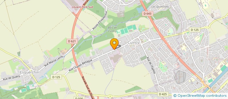 localisation de l'entreprise ASS DONNEURS DE SANG DE CUINCY à CUINCY