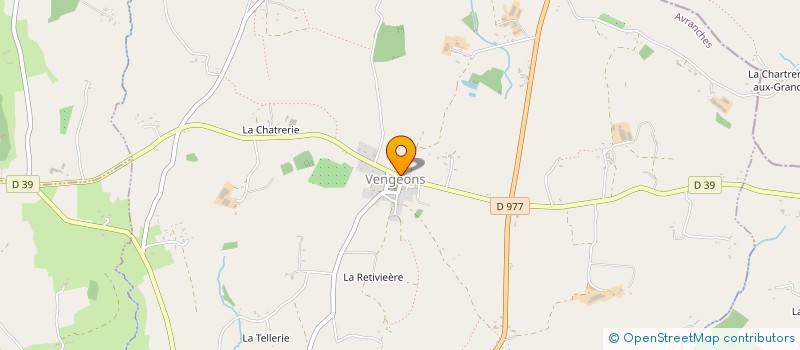 localisation de l'entreprise ASS DONNEURS SANG BENEVOLES  SOURDEVAL