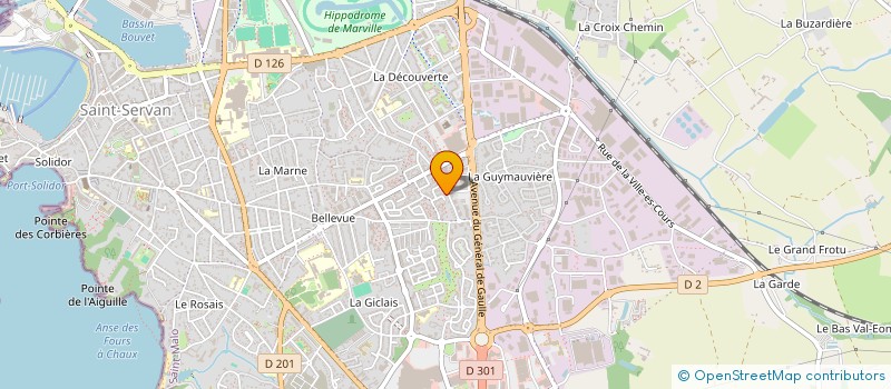 localisation de l'entreprise ASS DORIS EMERAUDE RANCE  SAINT-MALO