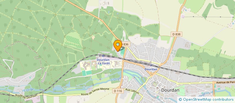 localisation de l'entreprise ASS DOURDAN SPORT à DOURDAN