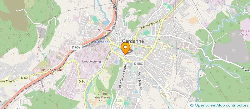 localisation de l'entreprise ASS DROIT A L'EMPLOI DS LE BASSIN MINIER à GARDANNE