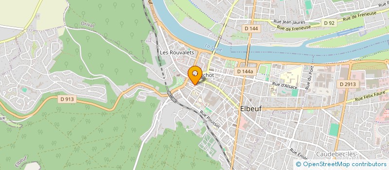 localisation de l'entreprise ASS DROIT AU LOGEMENT  ELBEUF