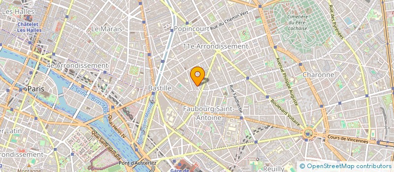 localisation de l'entreprise ASS DROIT AU LOGEMENT DAL à PARIS