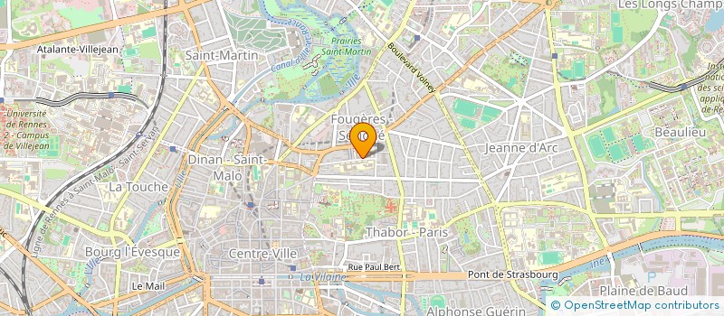localisation de l'entreprise ASS DROIT SANTE ETHIQUE à RENNES
