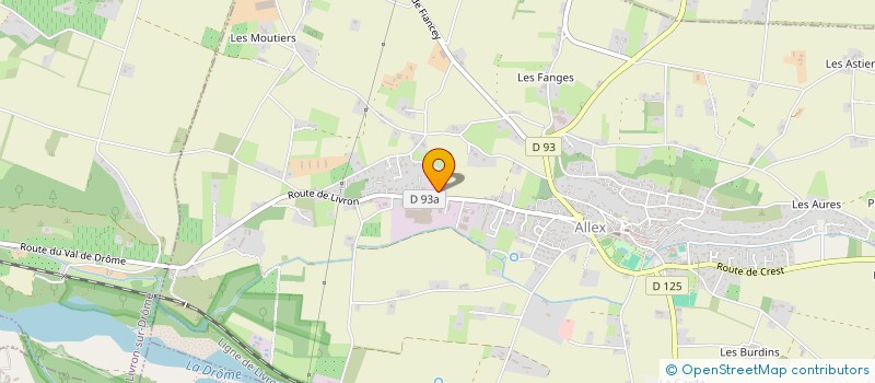 localisation de l'entreprise ASS DROMOISE CHANTIER ANIMAT VIE LOCALE  EURRE