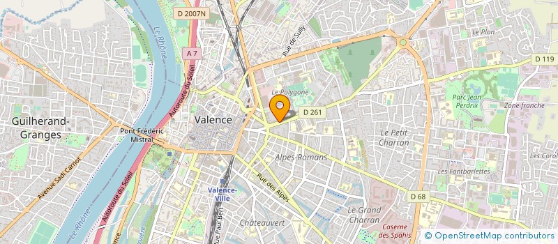 localisation de l'entreprise ASS DROMOISE EMPLOI AGRICULTURE à VALENCE