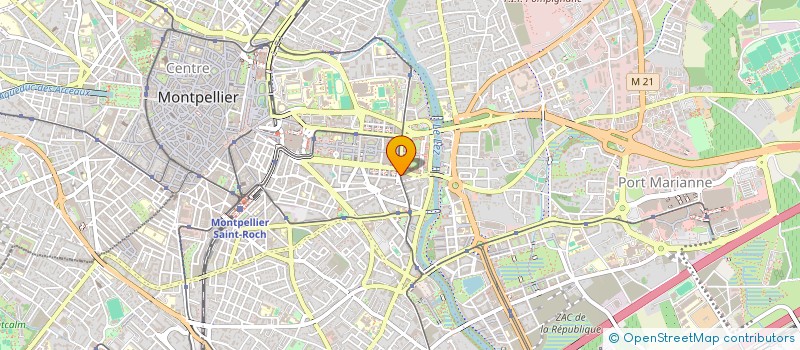 localisation de l'entreprise ASS DROMOS à MONTPELLIER