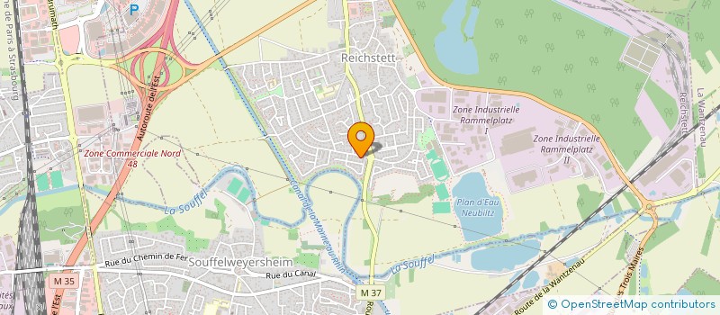 localisation de l'entreprise ASS DRS PISTER SCHMITT WILLMANN  REICHSTETT